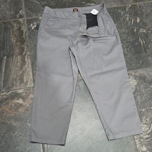 Lee Women Light Gray Straight Fit Capri